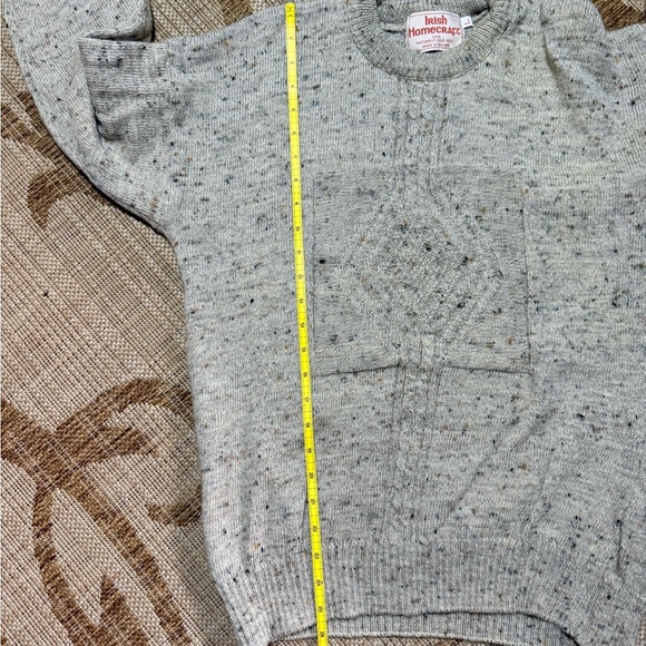 IRISH HOMECRAFT 100% Wool Sweater, Youth size large, women's Small - Picture 9 of 13